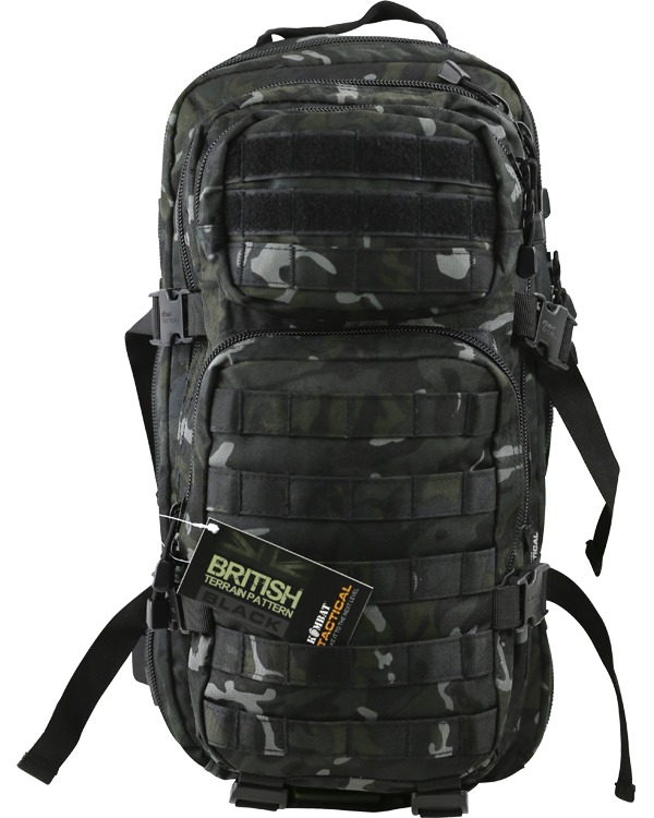 Kombat Small Molle Assault Pack 28 Litre BTP Black