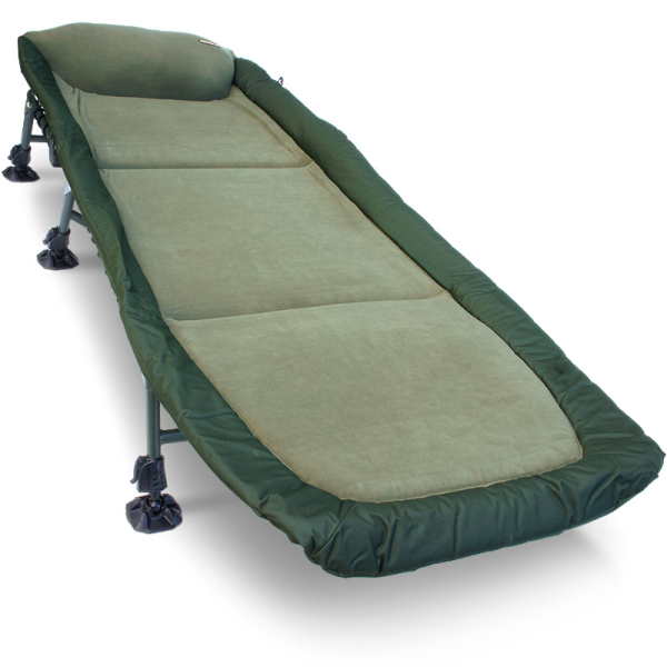 NGT Classic Bed - 6 Leg Bed Chair Fleece Lined with Recliner and Pillow