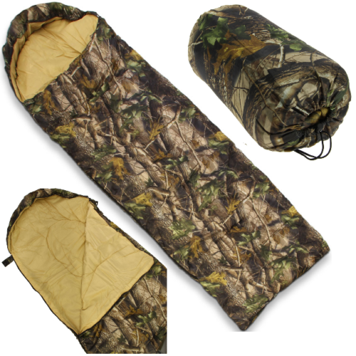 NGT Camo Sleeping Bag With Case