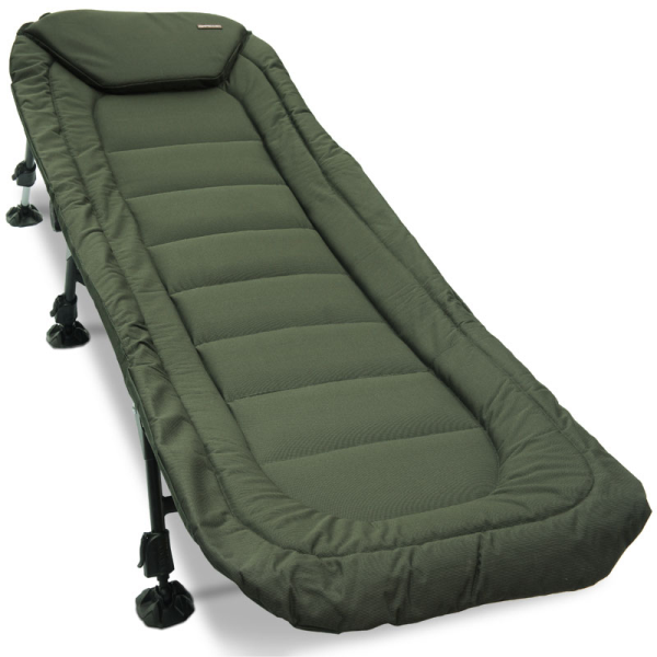 NGT Specimen Bed - 6 Leg Bed Chair with Recliner and Pillow