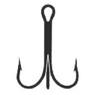 ASARI HOOKS BLACK NICKEL SIZE 8 - A717BNS