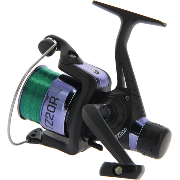 NGT TZ20R Black Coarse Fishing Reel with 6lb Line