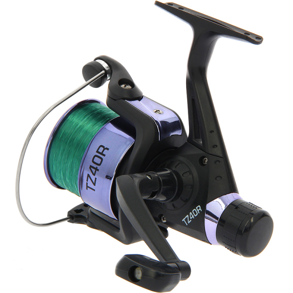 NGT TZ40R Black Coarse Fishing Reel with 8lb Line