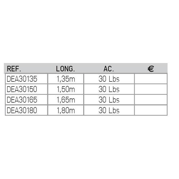 Evia East Cote Solid Glass Boat rod 30 LBS 1.65 Metres - DEA30165