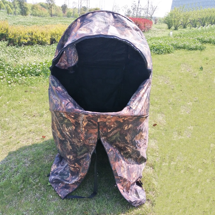 DELUXE PORTABLE POP UP HUNTING TENT BLIND WITH CHAIR