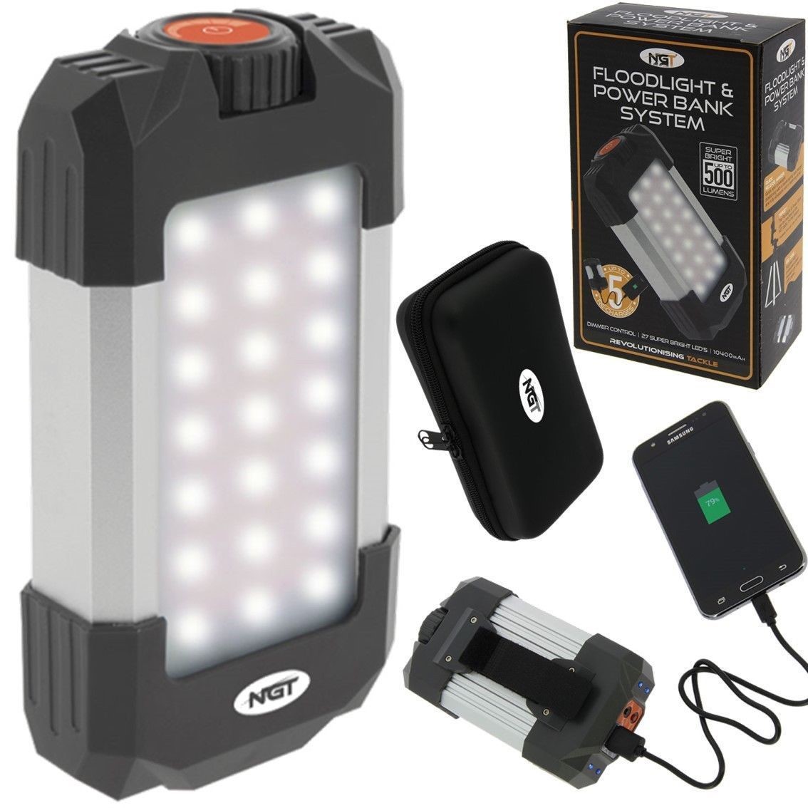 Flood Light and Power Bank System