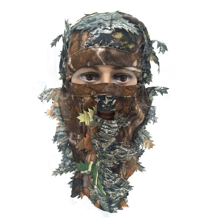 HUNTING LEAFY MASK - BROWN