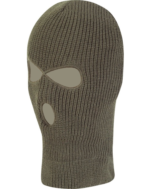 Kombat 3 Hole Balaclava - Olive Green