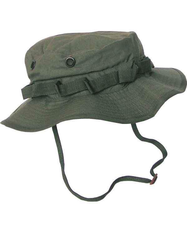 Kombat Boonie Hat - US Style Jungle Hat - Olive Green