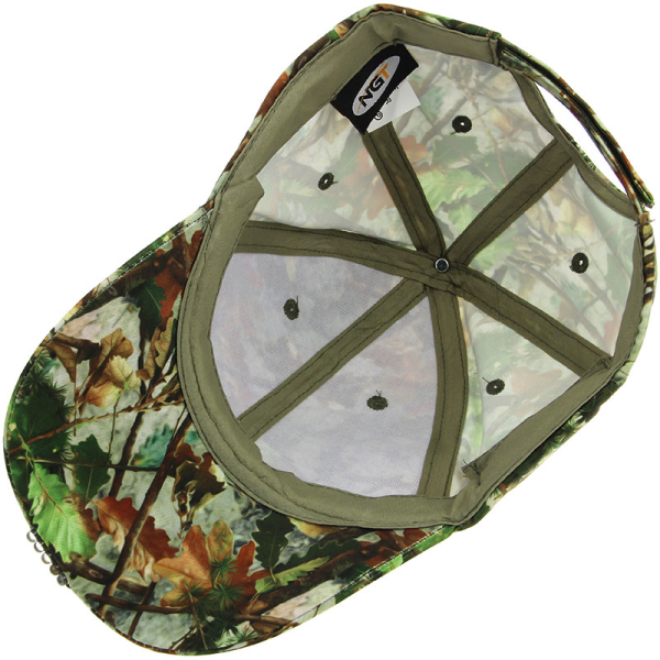 NGT Camo Cap With Led Lights