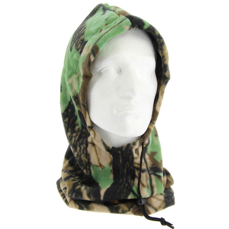 NGT SNOOD CAMO - FLEECE LINED WITH ADJUSTABLE FACE GUARD