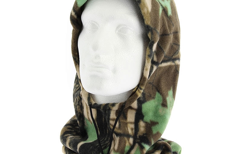 NGT SNOOD CAMO - FLEECE LINED WITH ADJUSTABLE FACE GUARD