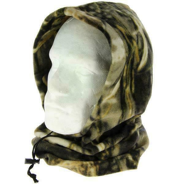 NGT SNOOD CAMO - FLEECE LINED WITH ADJUSTABLE FACE GUARD