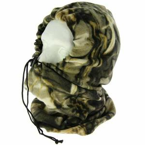 NGT SNOOD CAMO - FLEECE LINED WITH ADJUSTABLE FACE GUARD