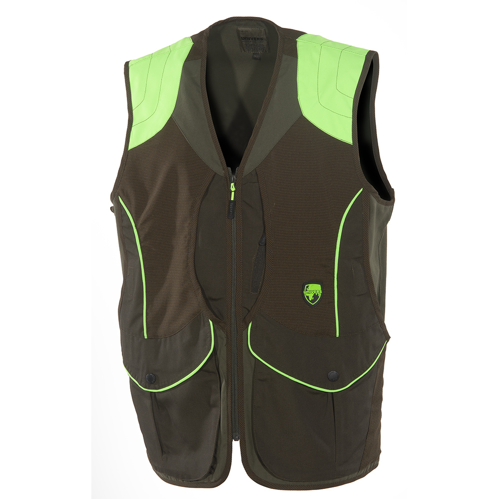 UNIVERS HUNTING VEST GREEN/FLUO 93002/400