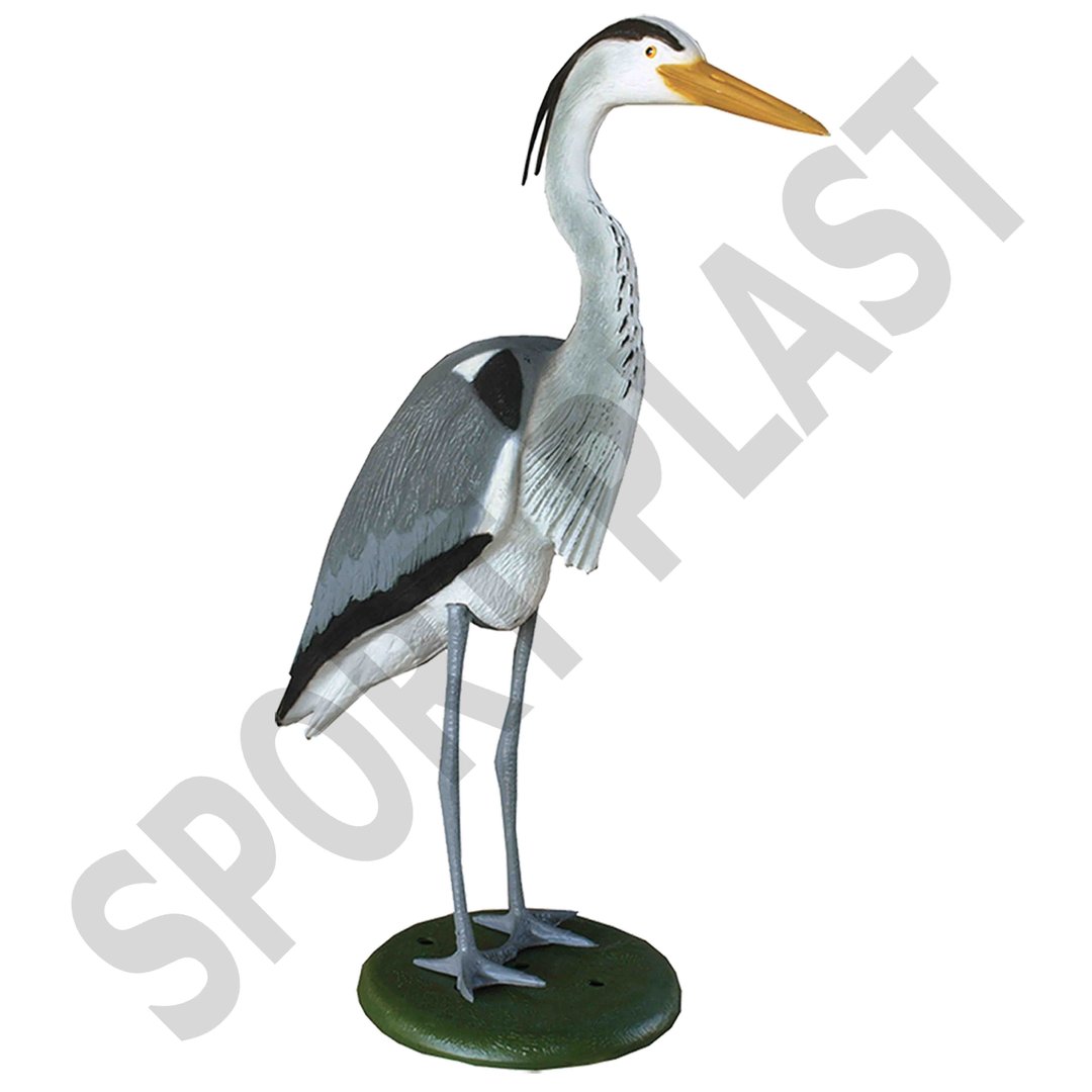 Sport Plast Italian Decoy Heron with Legs and Base HER1500