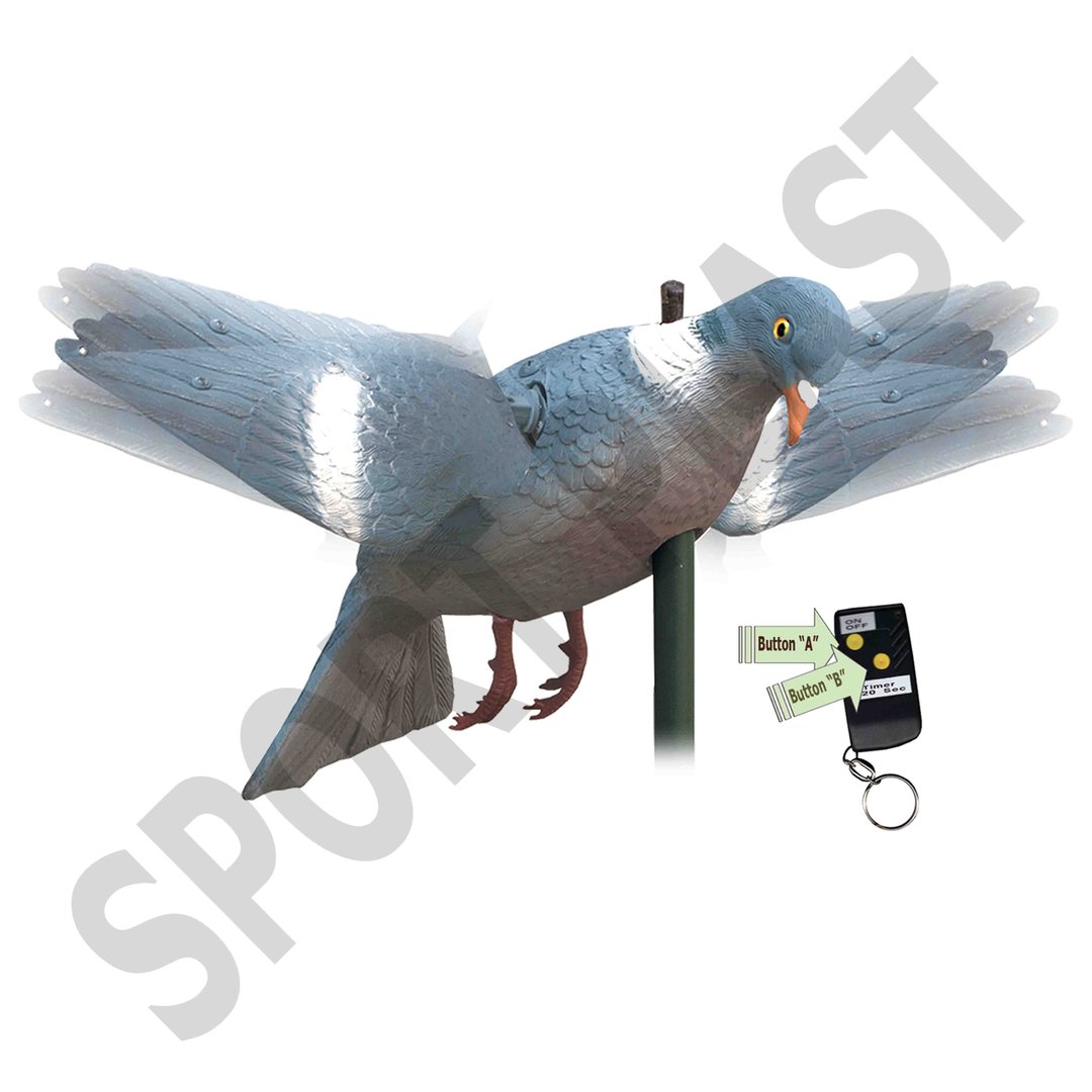 Sport Plast Italian Decoy Wood Pigeon With Remote Control TU 250 RC