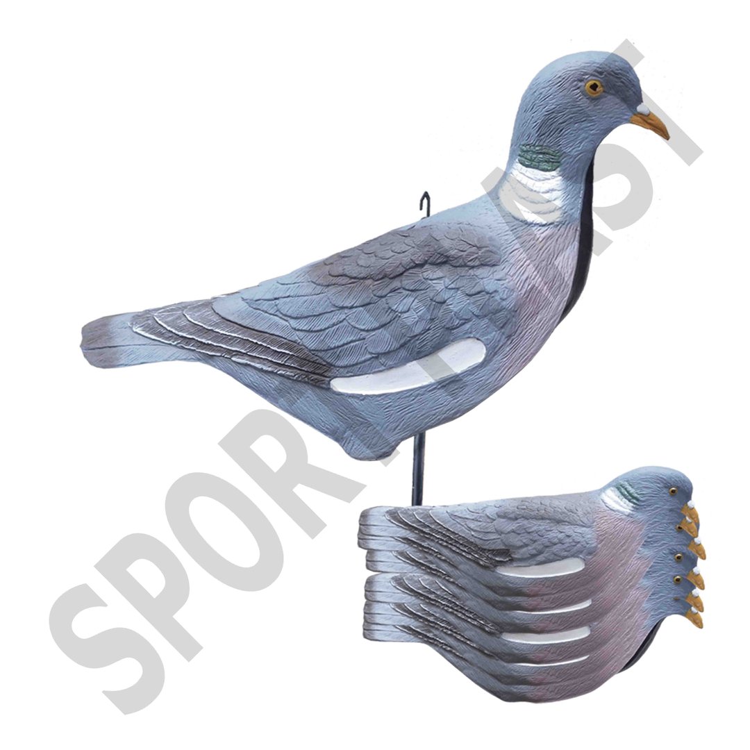 Sport Plast Italian Decoy Wood Pigeon shell Upright IM 26-00 U