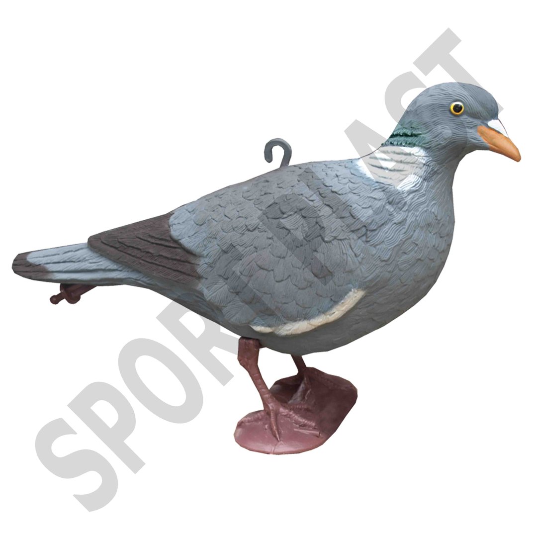 Sport Plast Italian Decoy Wood Pigeon with Legs Upright Head OS 26-00 U 