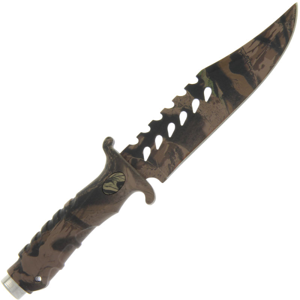 Anglo Arms 10.5'' Knife with Camo Rubber Handle and All Camo Blade (742)