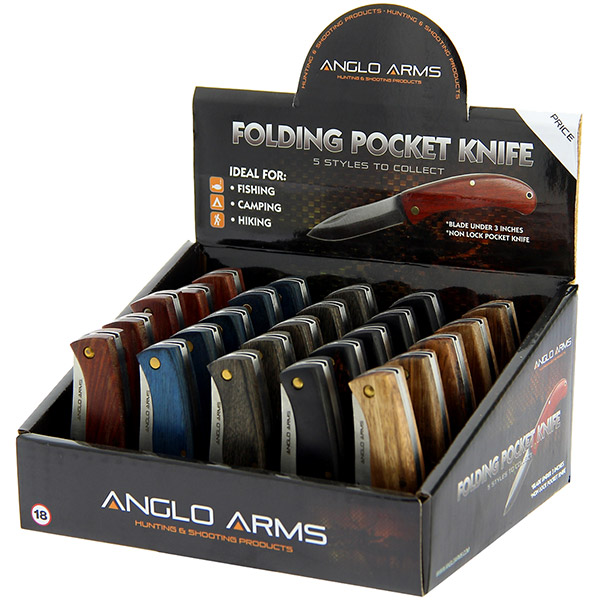 Anglo Arms Non Lock Wooden Folding Knives