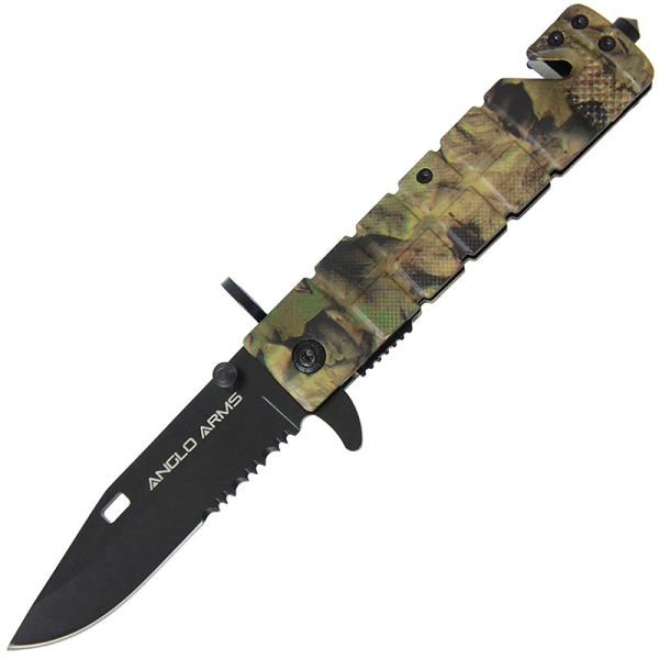 Anglo Arms Amazon Set - Camo Lock knife, Multi-Tool and Paracord Wrist Band