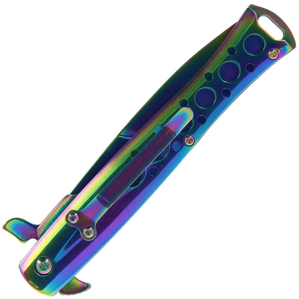 Anglo Arm Rainbow Effect Lock Knife (162)