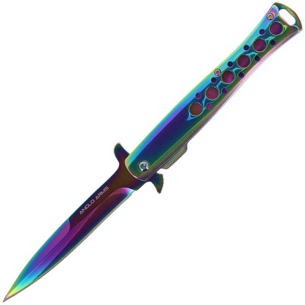 Anglo Arm Rainbow Effect Lock Knife (162)