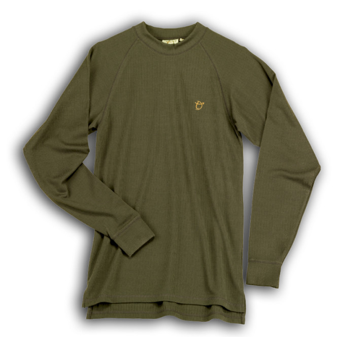 TOXOTIS ACTIVE WEAR THERMAL T-SHIRT LONG SLEEVE GREEN