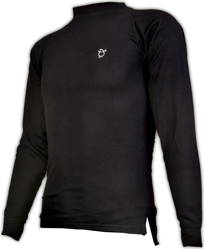 TOXOTIS ACTIVE WEAR THERMAL T-SHIRT LONG SLEEVE BLACK